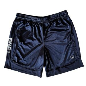 AND1 Navy Blue Basketball Athletic Gym Shorts Men’s Size 2XL